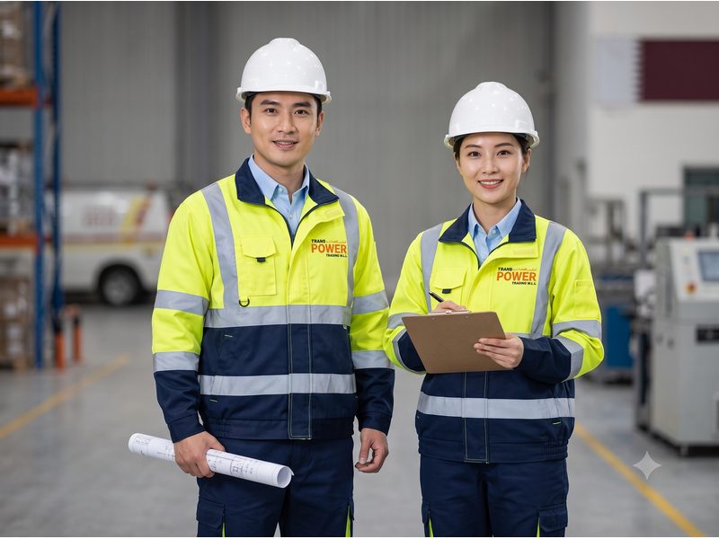 Safety helmet and workwear